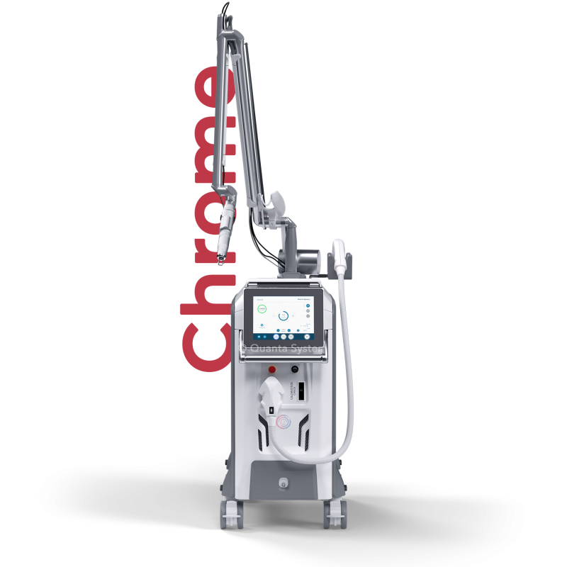 Quanta Chrome laser device used for IPL and Er:YAG treatments in Mansfield TX